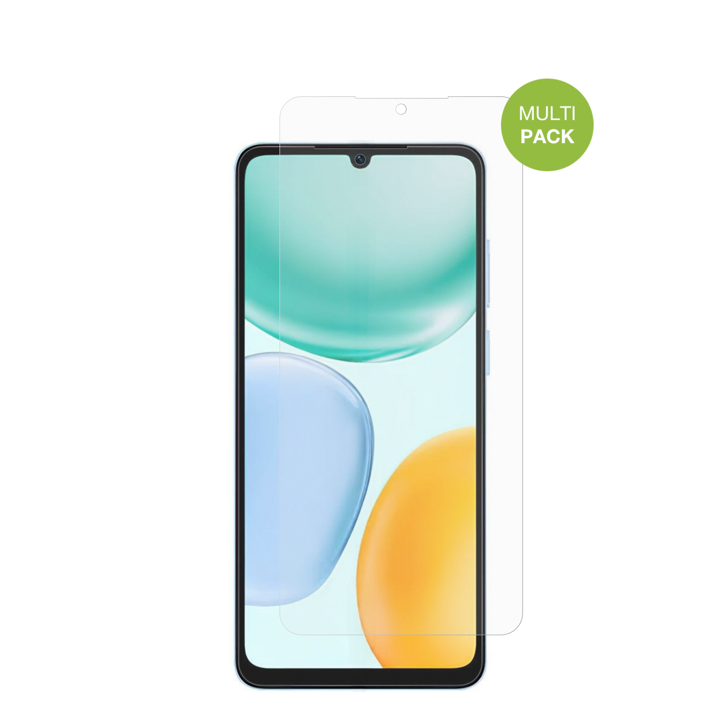 HonorX5d mit aufgebrachter dipos Displayschutzfolie, die lästige Fingerabdrücke minimiert