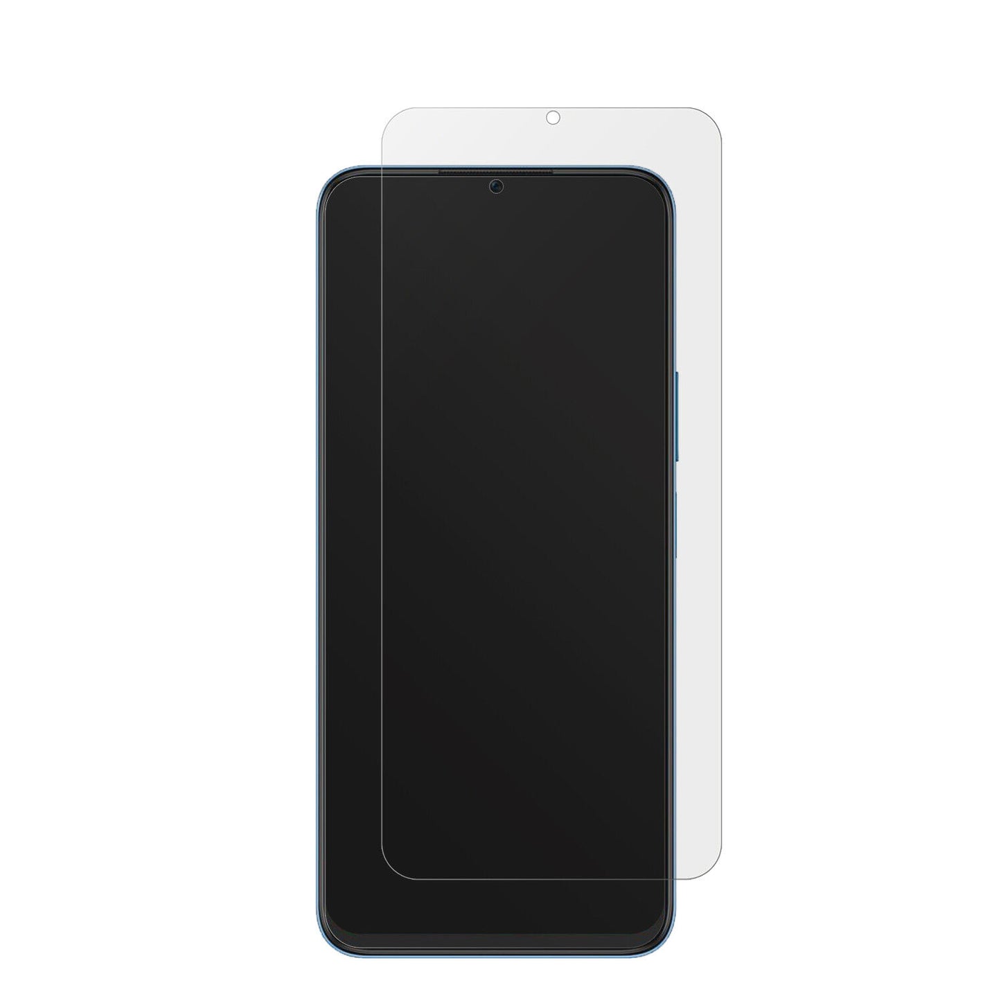 HonorX8 5G mit aufgebrachter dipos Displayschutzfolie, die lästige Fingerabdrücke minimiert