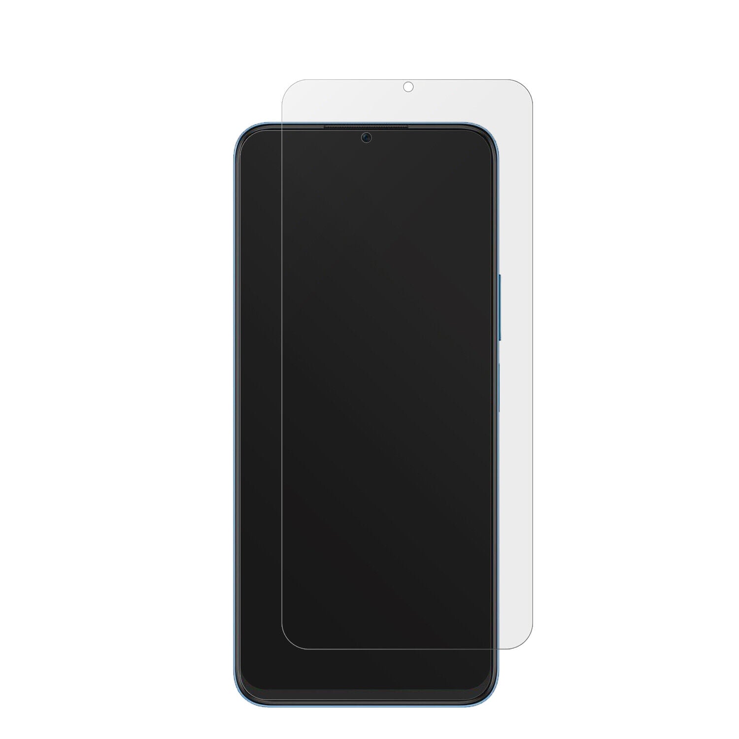 HonorX8 5G mit aufgebrachter dipos Displayschutzfolie, die lästige Fingerabdrücke minimiert