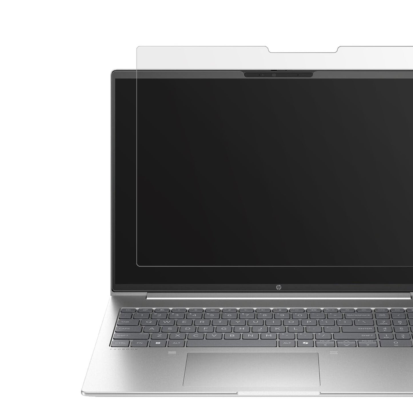 HPProBook 460 G11 16 Zoll mit aufgebrachter dipos Displayschutzfolie, die lästige Fingerabdrücke minimiert