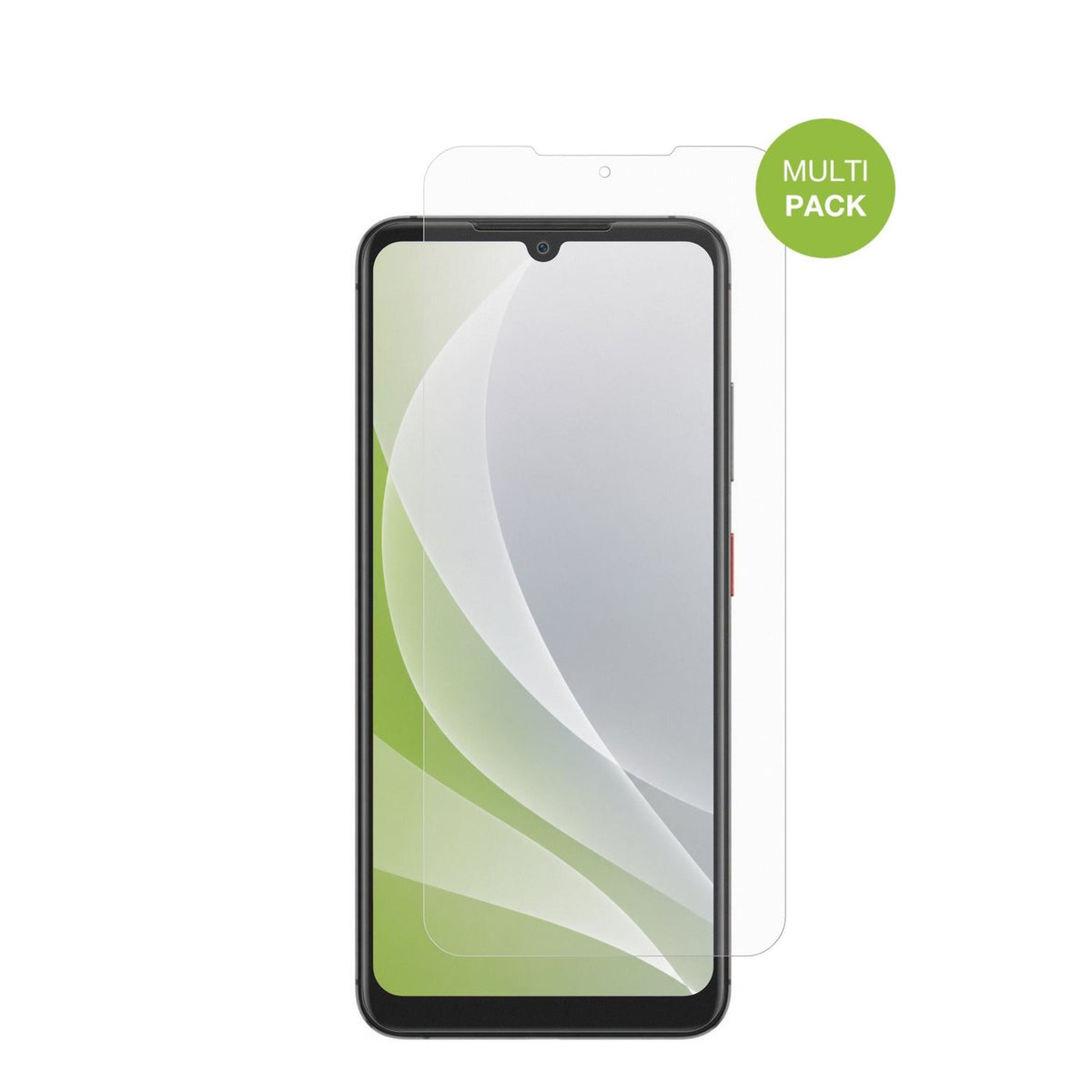 HTCWildfire E7 Life mit aufgebrachter dipos Displayschutzfolie, die lästige Fingerabdrücke minimiert