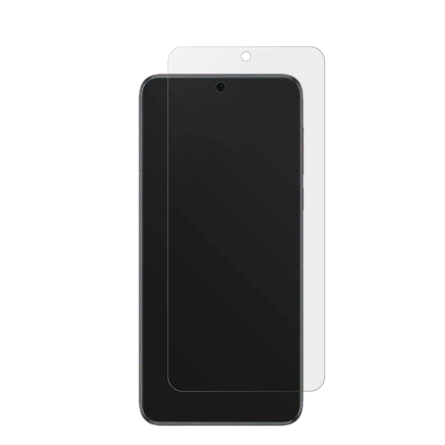 HuaweiMate 60 mit aufgebrachter dipos Displayschutzfolie, die lästige Fingerabdrücke minimiert