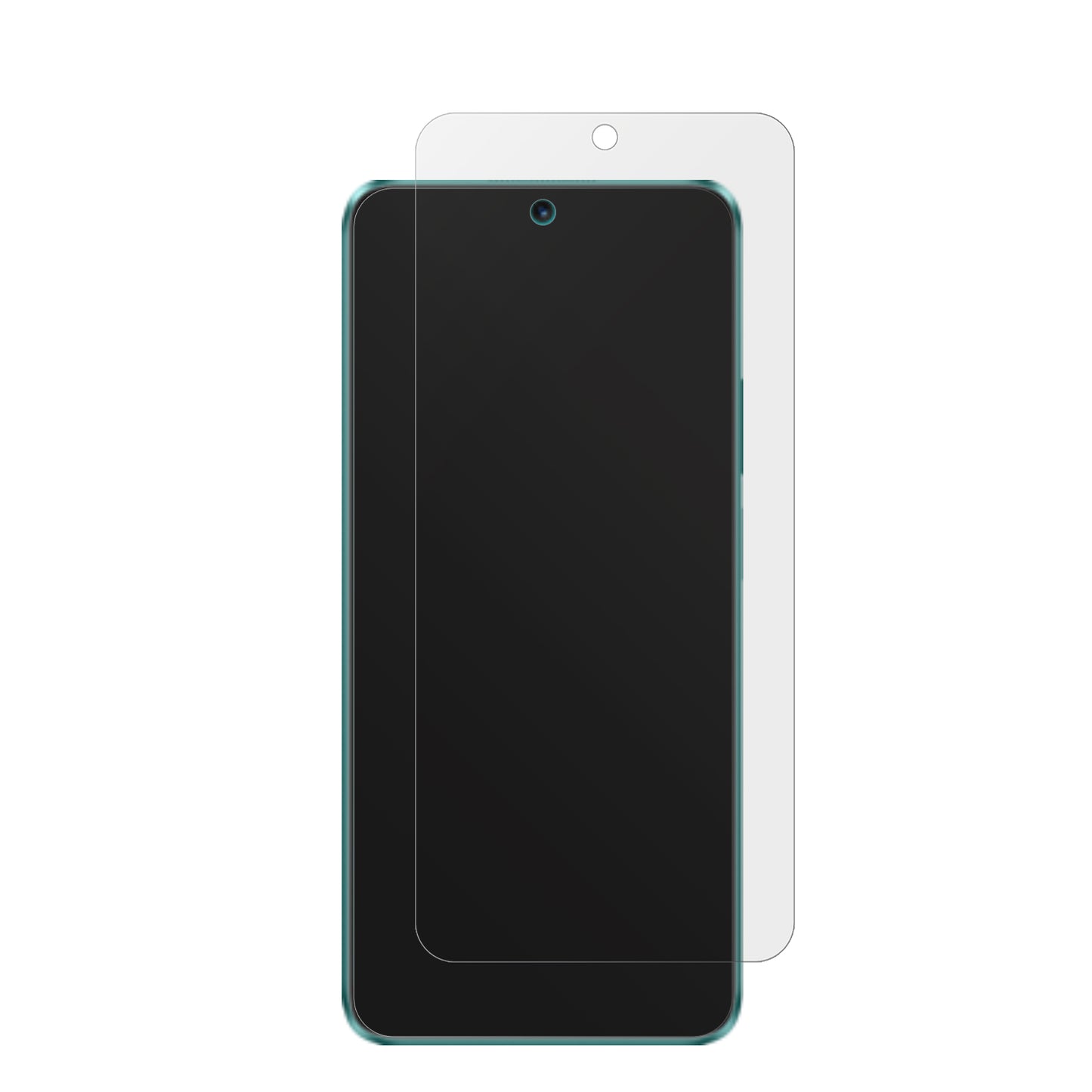 HuaweiNova 12i mit aufgebrachter dipos Displayschutzfolie, die lästige Fingerabdrücke minimiert