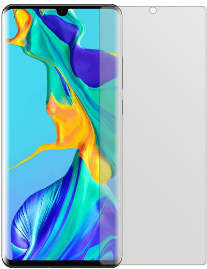 HuaweiP30 Pro (2020) mit aufgebrachter dipos Displayschutzfolie, die lästige Fingerabdrücke minimiert