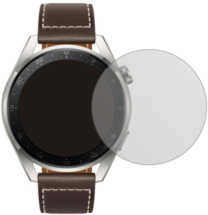 HuaweiWatch 3 Pro mit aufgebrachter dipos Displayschutzfolie, die lästige Fingerabdrücke minimiert