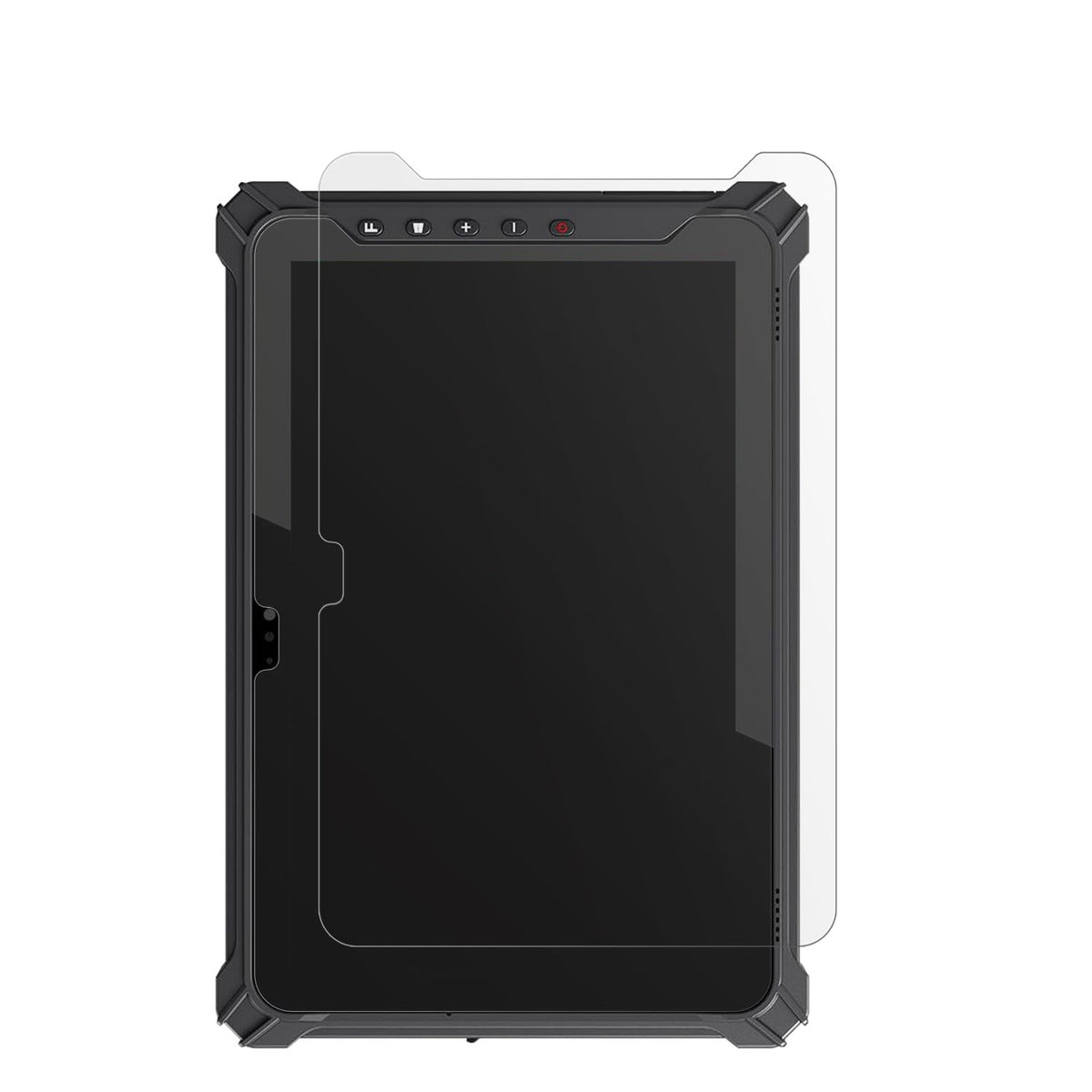 iEdgeT10W 10.1 Zoll mit aufgebrachter dipos Displayschutzfolie, die lästige Fingerabdrücke minimiert
