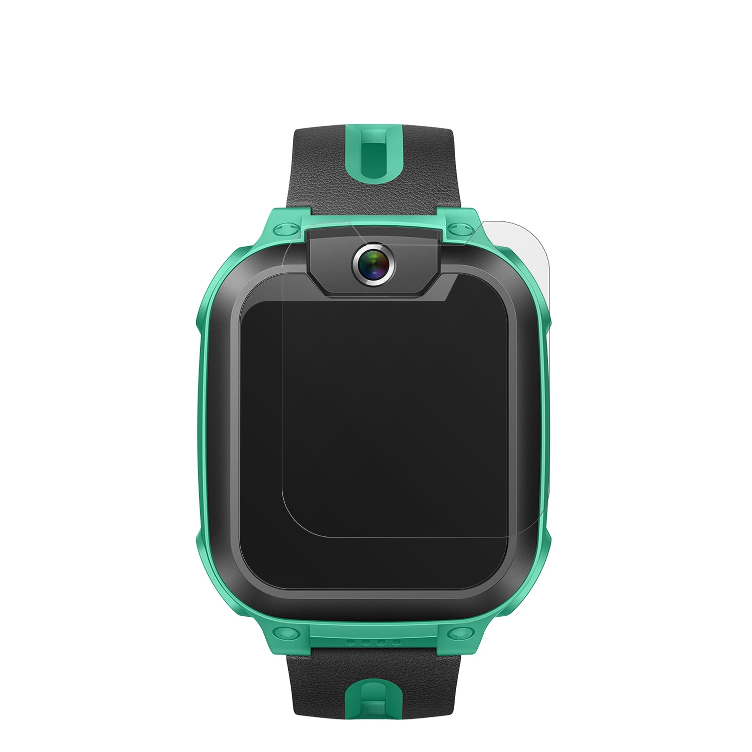 ImooWatch Phone Z1 mit aufgebrachter dipos Displayschutzfolie, die lästige Fingerabdrücke minimiert