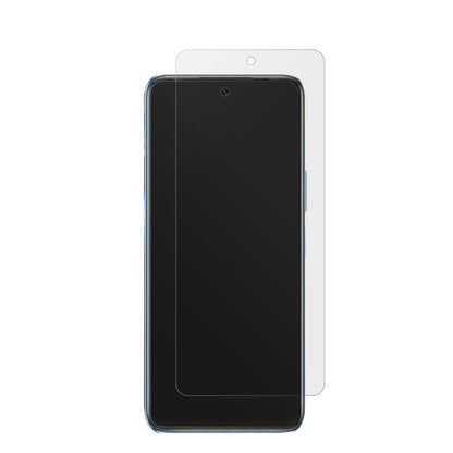 InfinixHot 20S mit aufgebrachter dipos Displayschutzfolie, die lästige Fingerabdrücke minimiert