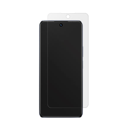 InfinixHot 30 5G X6832 mit aufgebrachter dipos Displayschutzfolie, die lästige Fingerabdrücke minimiert