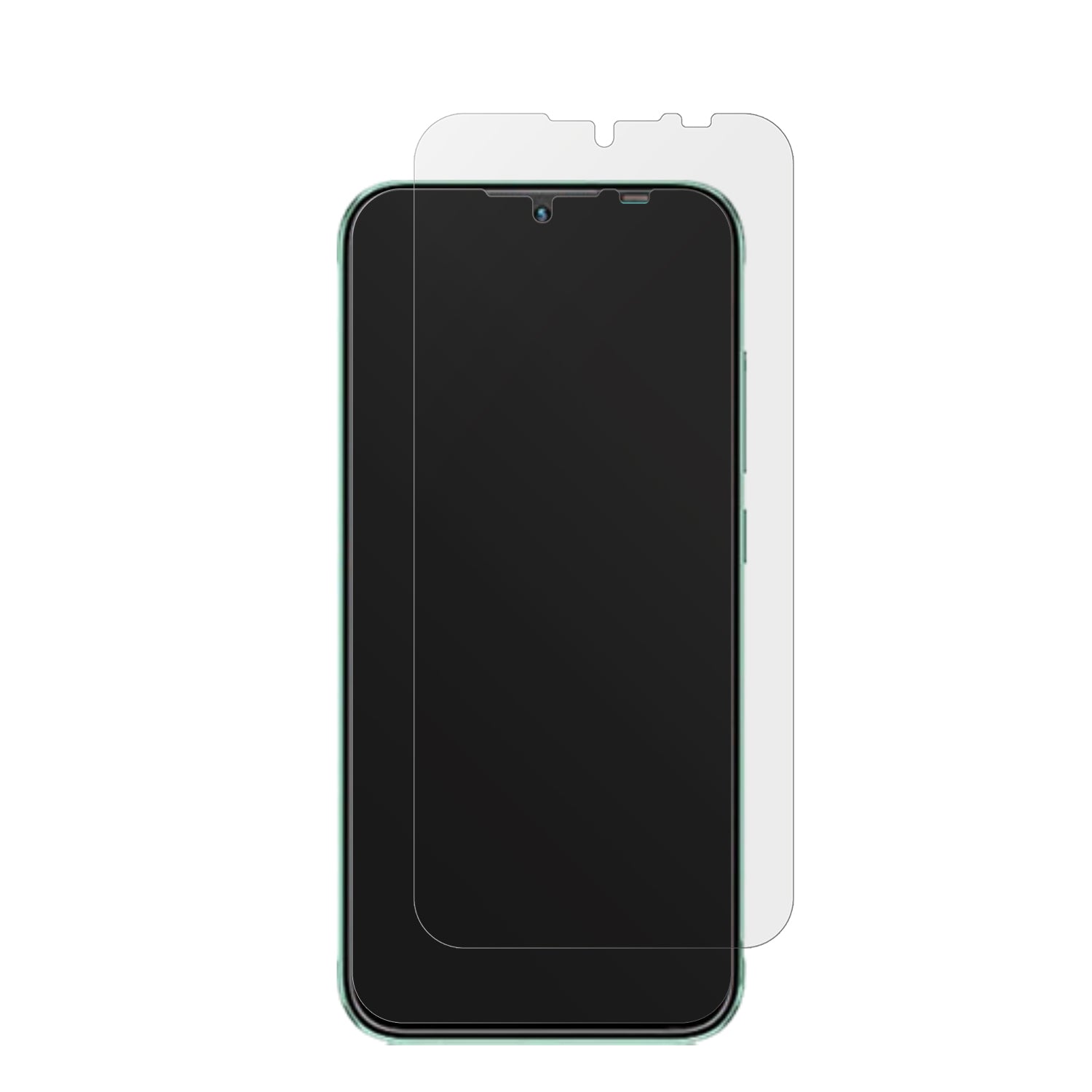 InfinixSmart HD 2021 mit aufgebrachter dipos Displayschutzfolie, die lästige Fingerabdrücke minimiert