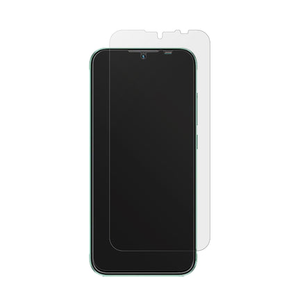 InfinixSmart HD 2021 mit aufgebrachter dipos Displayschutzfolie, die lästige Fingerabdrücke minimiert