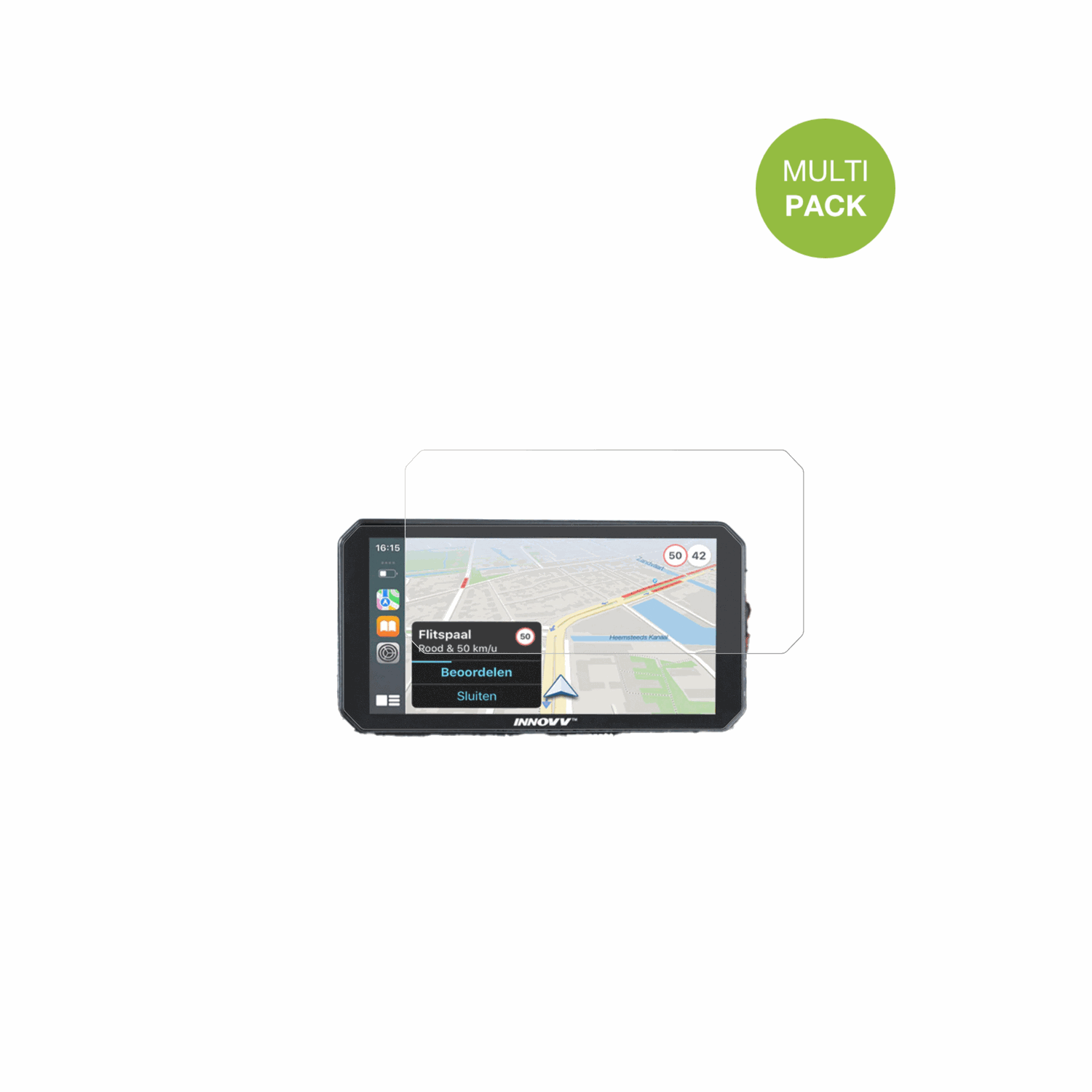 InnovvN1 Pro 5.99 Zoll mit aufgebrachter dipos Displayschutzfolie, die lästige Fingerabdrücke minimiert