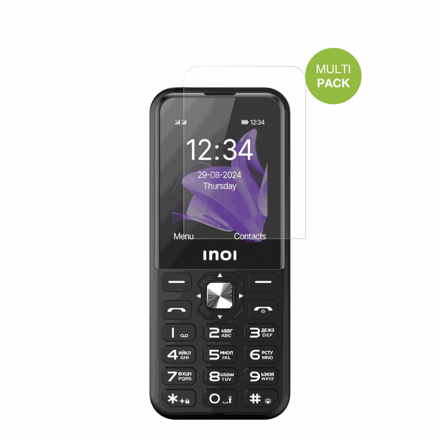 INOI340 PowerHub 4G mit aufgebrachter dipos Displayschutzfolie, die lästige Fingerabdrücke minimiert