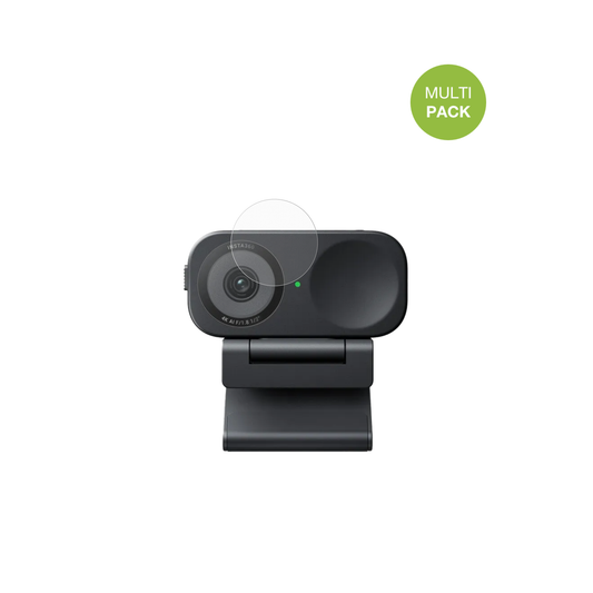 Insta360Link 2C mit aufgebrachter dipos Displayschutzfolie, die lästige Fingerabdrücke minimiert