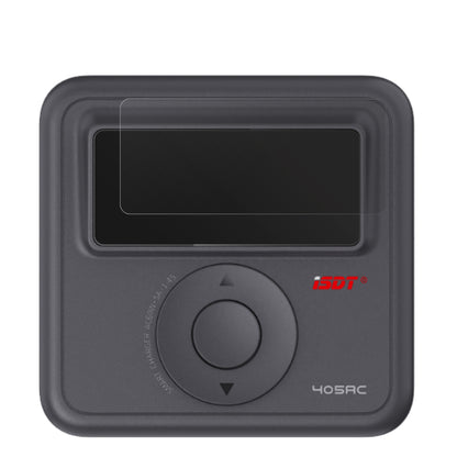 ISDT405AC mit aufgebrachter dipos Displayschutzfolie, die lästige Fingerabdrücke minimiert