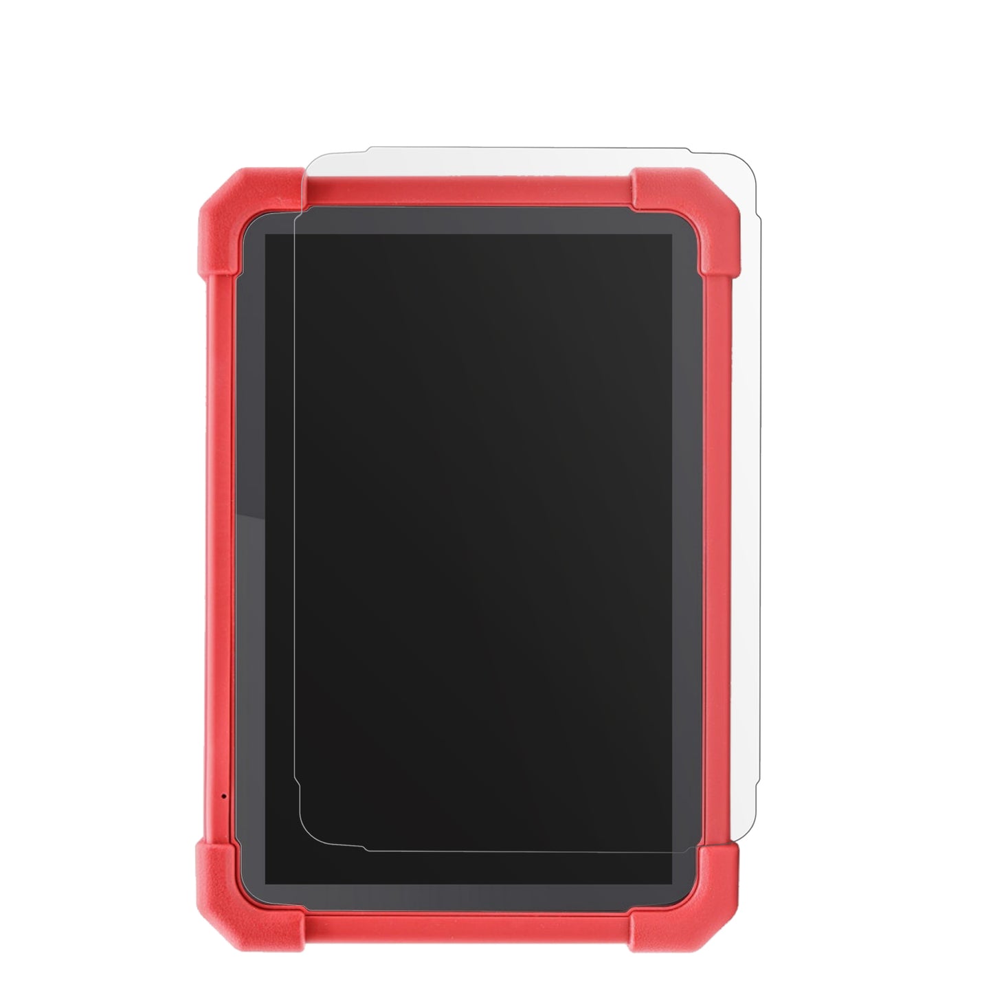 LaunchX-431 Euro Link mit aufgebrachter dipos Displayschutzfolie, die lästige Fingerabdrücke minimiert