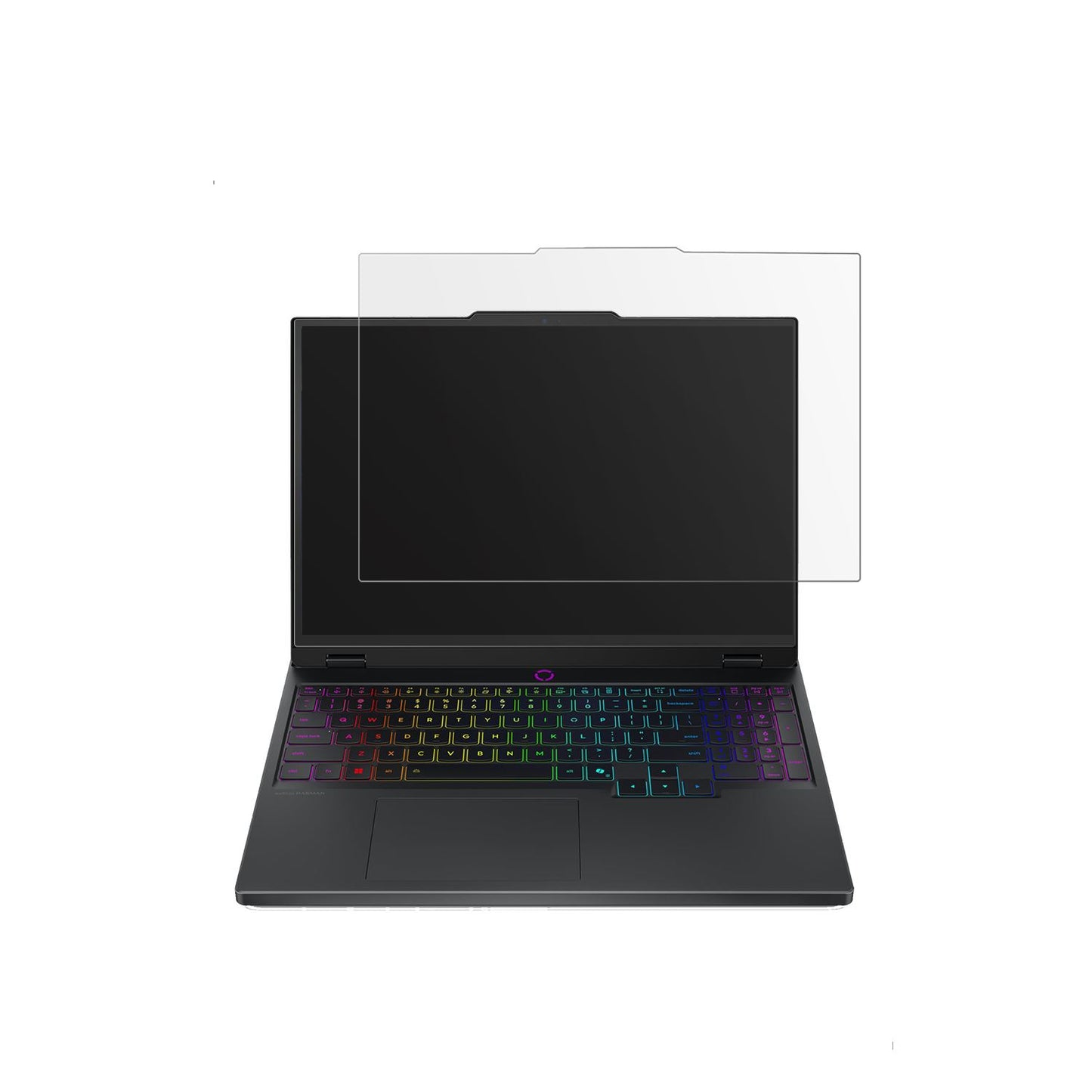 LenovoLegion 5 15IRX10 mit aufgebrachter dipos Displayschutzfolie, die lästige Fingerabdrücke minimiert