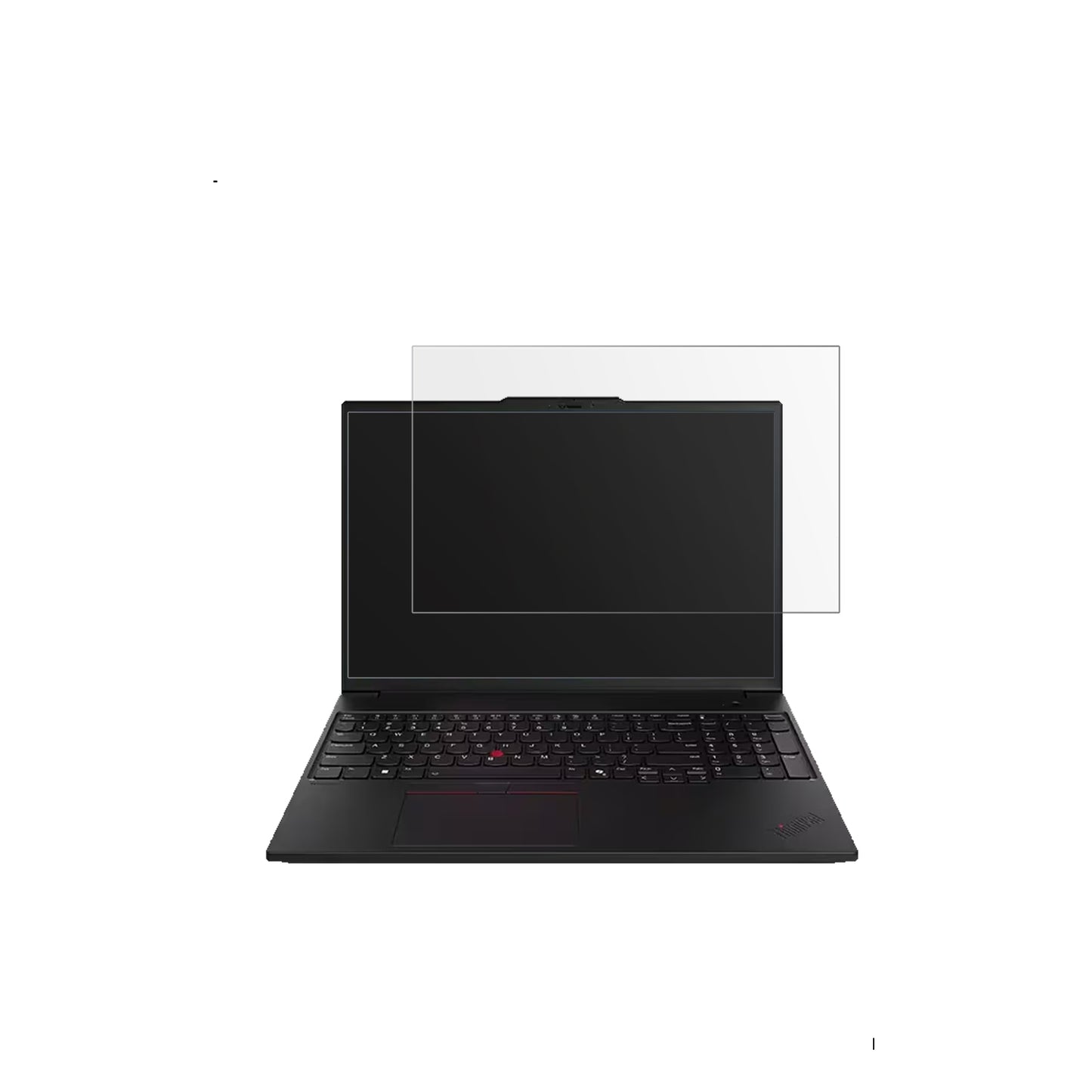 LenovoThinkPad P16 Gen 3 mit aufgebrachter dipos Displayschutzfolie, die lästige Fingerabdrücke minimiert