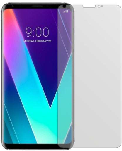 LGV30S+ ThinQ mit aufgebrachter dipos Displayschutzfolie, die lästige Fingerabdrücke minimiert