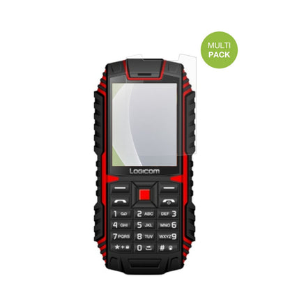 LogicomL-Xtrem 20 mit aufgebrachter dipos Displayschutzfolie, die lästige Fingerabdrücke minimiert