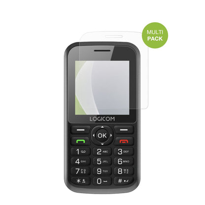 LogicomPosh S85 mit aufgebrachter dipos Displayschutzfolie, die lästige Fingerabdrücke minimiert
