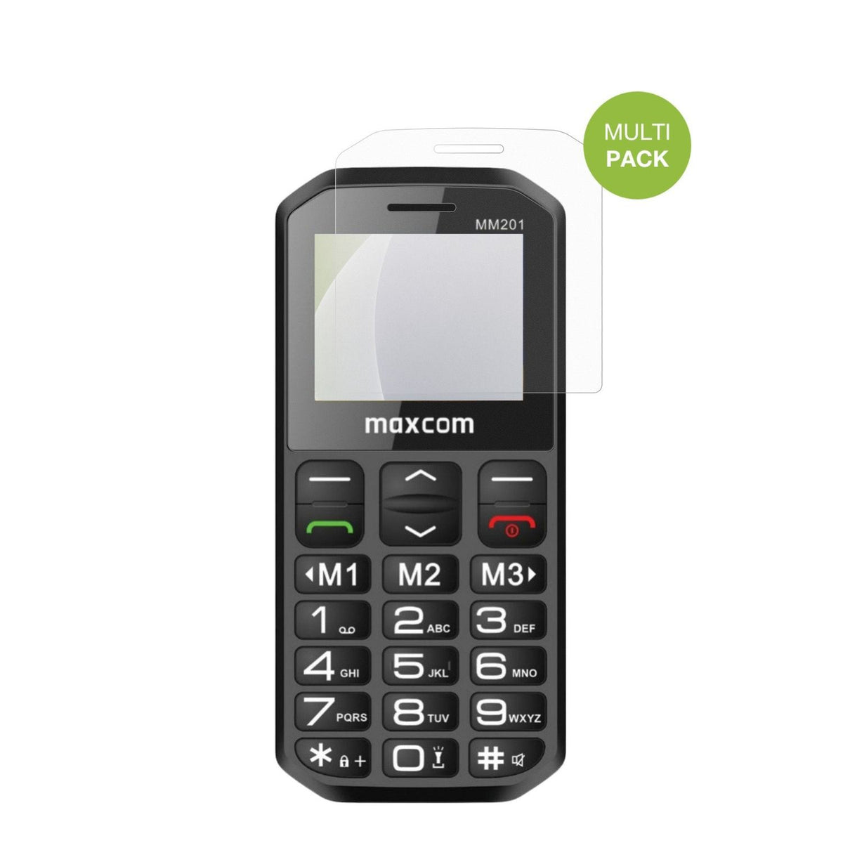 4x Schutzfolie matt für MaxCom MM201 Display-Schutzfolie