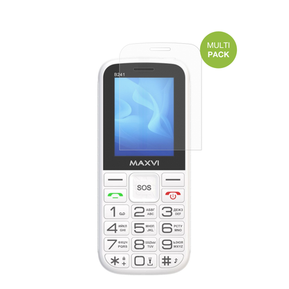 MaxviB241 mit aufgebrachter dipos Displayschutzfolie, die lästige Fingerabdrücke minimiert
