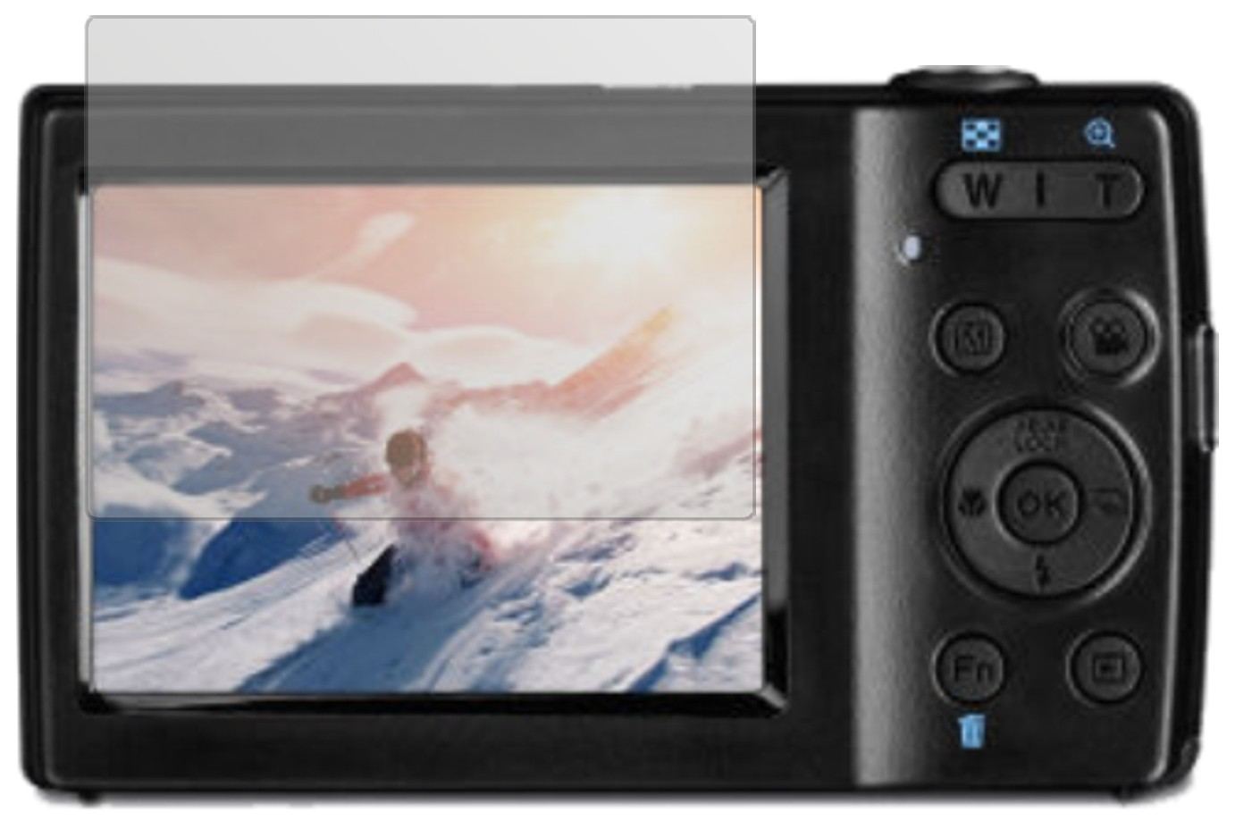 MedionLife E44057 mit aufgebrachter dipos Displayschutzfolie, die lästige Fingerabdrücke minimiert