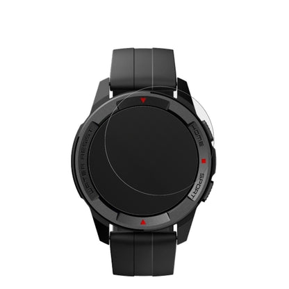 MibroWatch X1 mit aufgebrachter dipos Displayschutzfolie, die lästige Fingerabdrücke minimiert