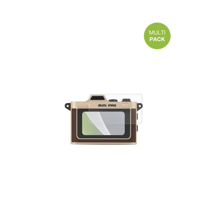 MinoltaMNBM1 Mini Pro mit aufgebrachter dipos Displayschutzfolie, die lästige Fingerabdrücke minimiert