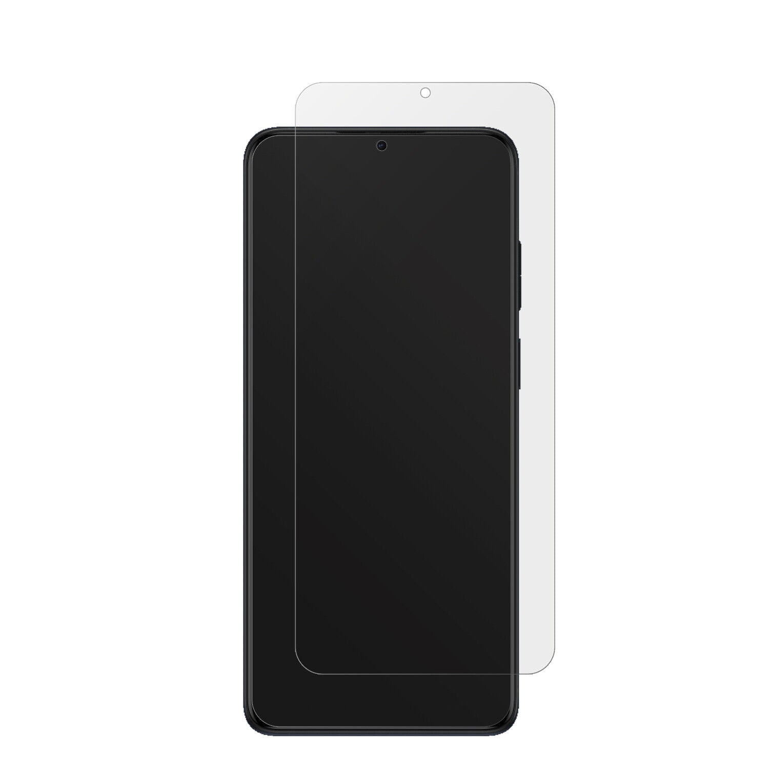 MotorolaMoto E22 mit aufgebrachter dipos Displayschutzfolie, die lästige Fingerabdrücke minimiert