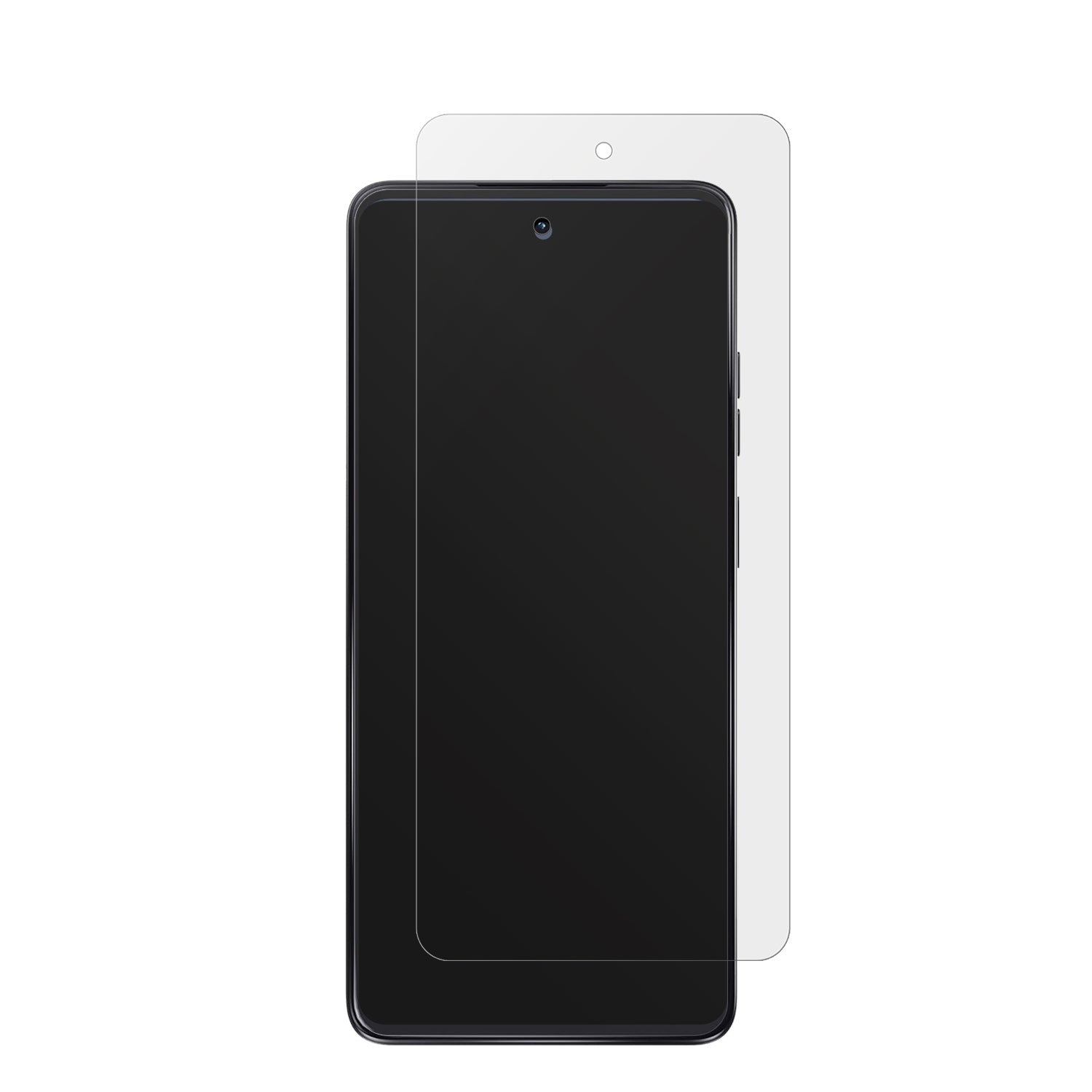 MotorolaMoto G24 mit aufgebrachter dipos Displayschutzfolie, die lästige Fingerabdrücke minimiert