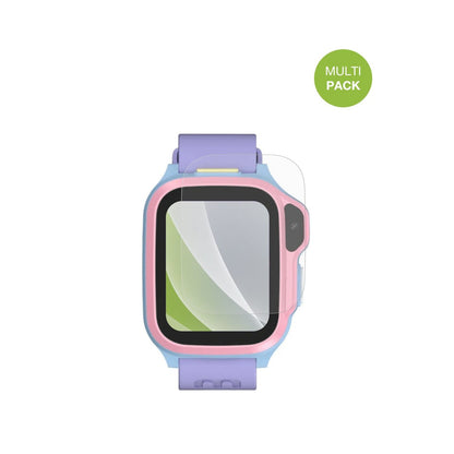 MyfirstFone S4 mit aufgebrachter dipos Displayschutzfolie, die lästige Fingerabdrücke minimiert