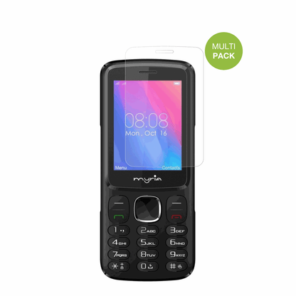 MyriaEndless 3G mit aufgebrachter dipos Displayschutzfolie, die lästige Fingerabdrücke minimiert