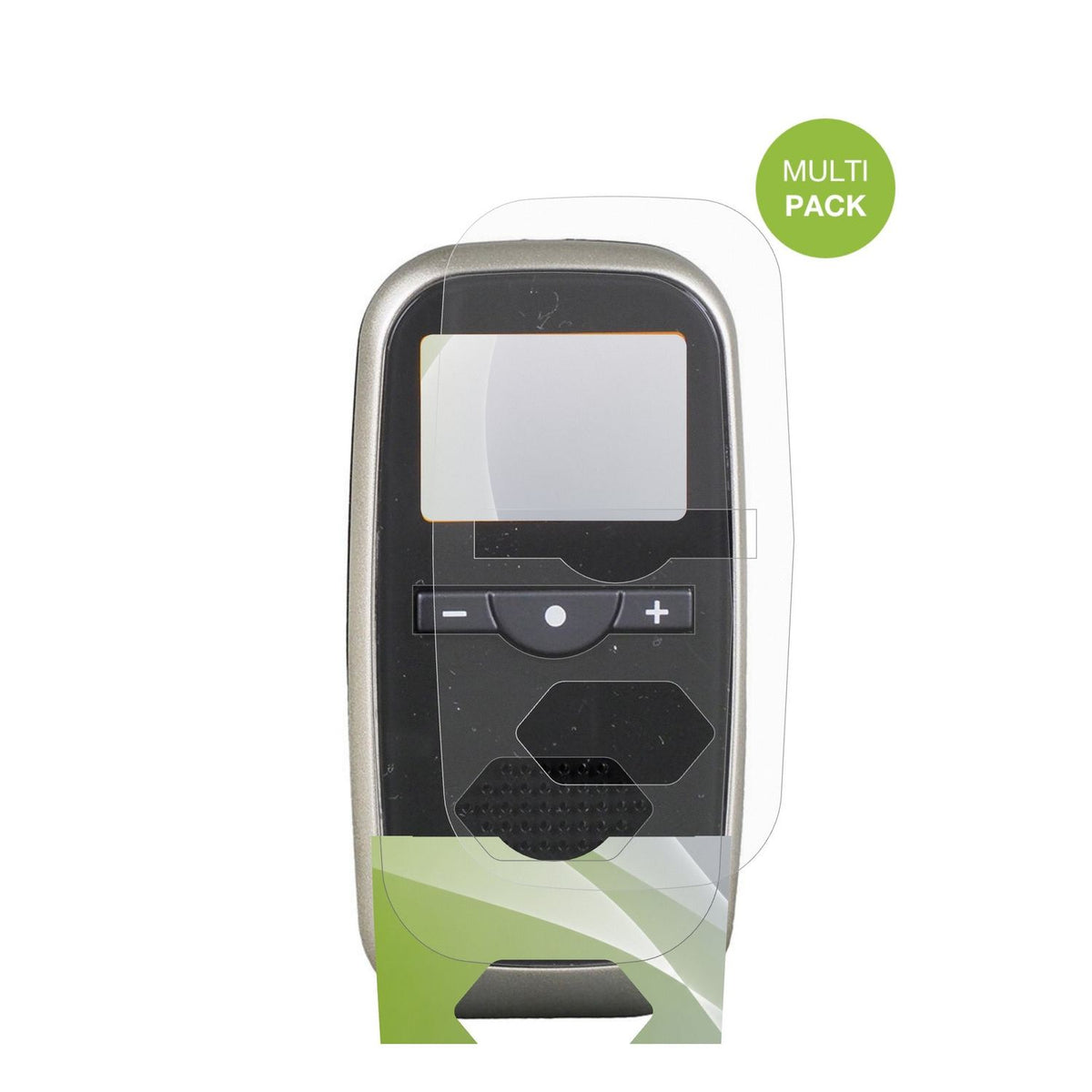 NeonateBC-5800D mit aufgebrachter dipos Displayschutzfolie, die lästige Fingerabdrücke minimiert