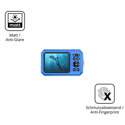NinjaDouble Stack XL mit aufgebrachter dipos Displayschutzfolie, die lästige Fingerabdrücke minimiert