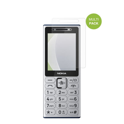 Nokia210 4G mit aufgebrachter dipos Displayschutzfolie, die lästige Fingerabdrücke minimiert