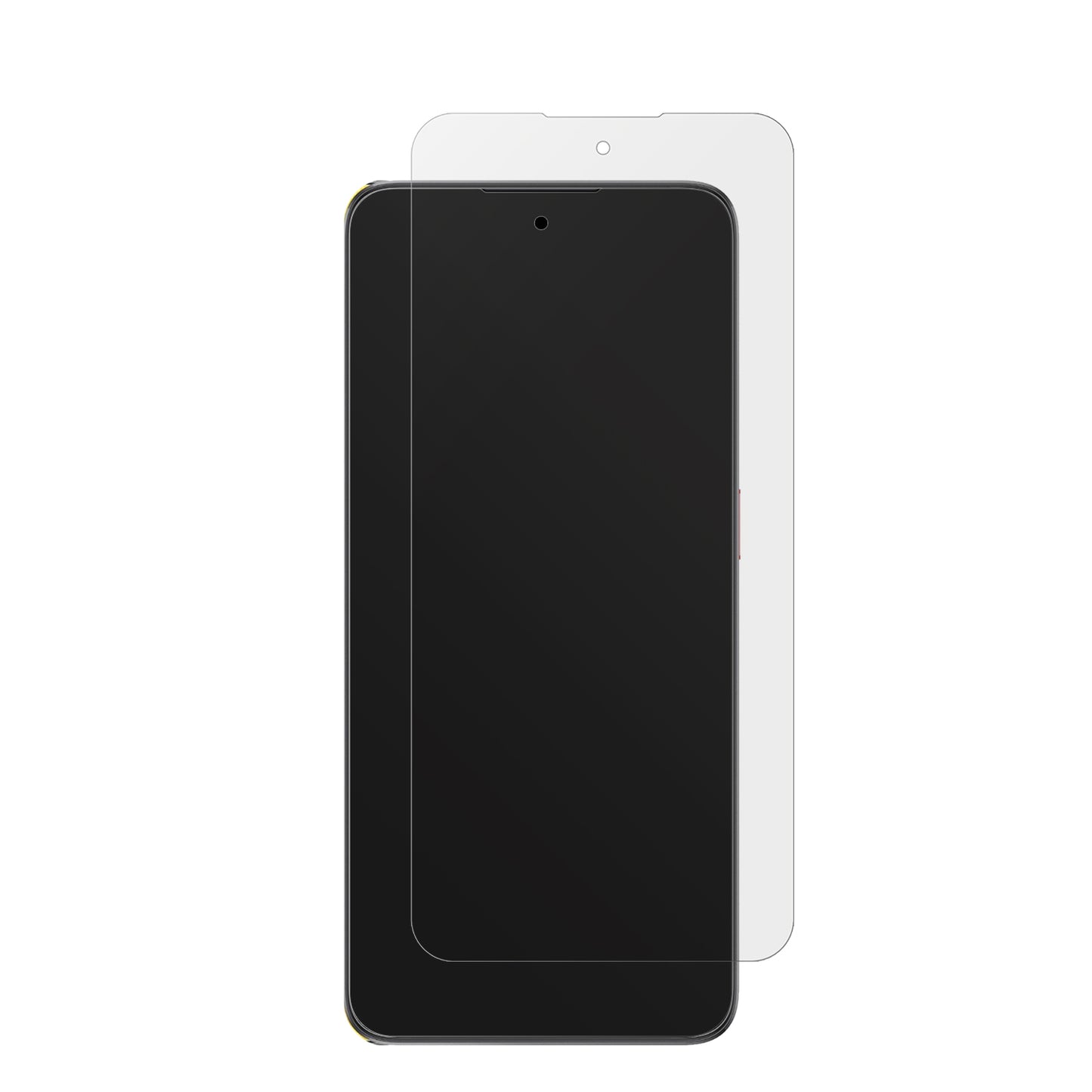 NubiaNeo 2 5G mit aufgebrachter dipos Displayschutzfolie, die lästige Fingerabdrücke minimiert
