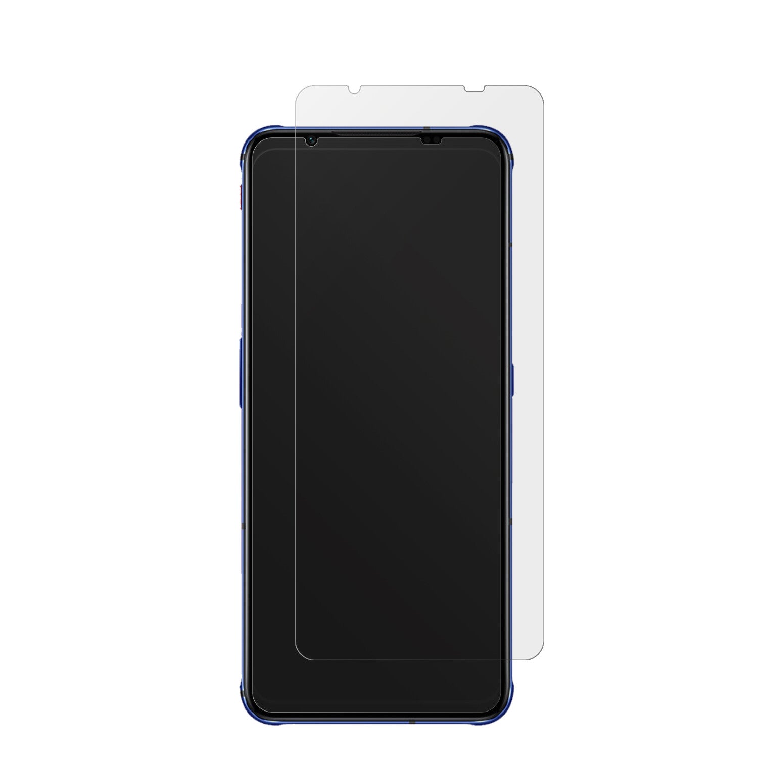 NUBIARed Magic7S mit aufgebrachter dipos Displayschutzfolie, die lästige Fingerabdrücke minimiert