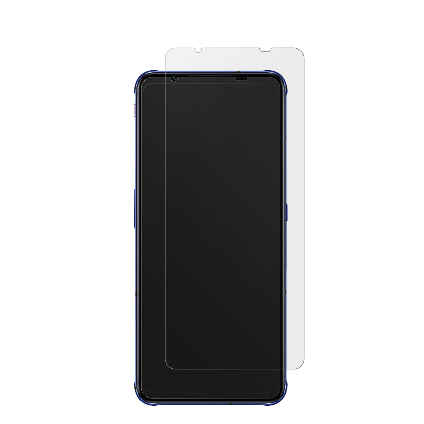 NUBIARed Magic7S mit aufgebrachter dipos Displayschutzfolie, die lästige Fingerabdrücke minimiert