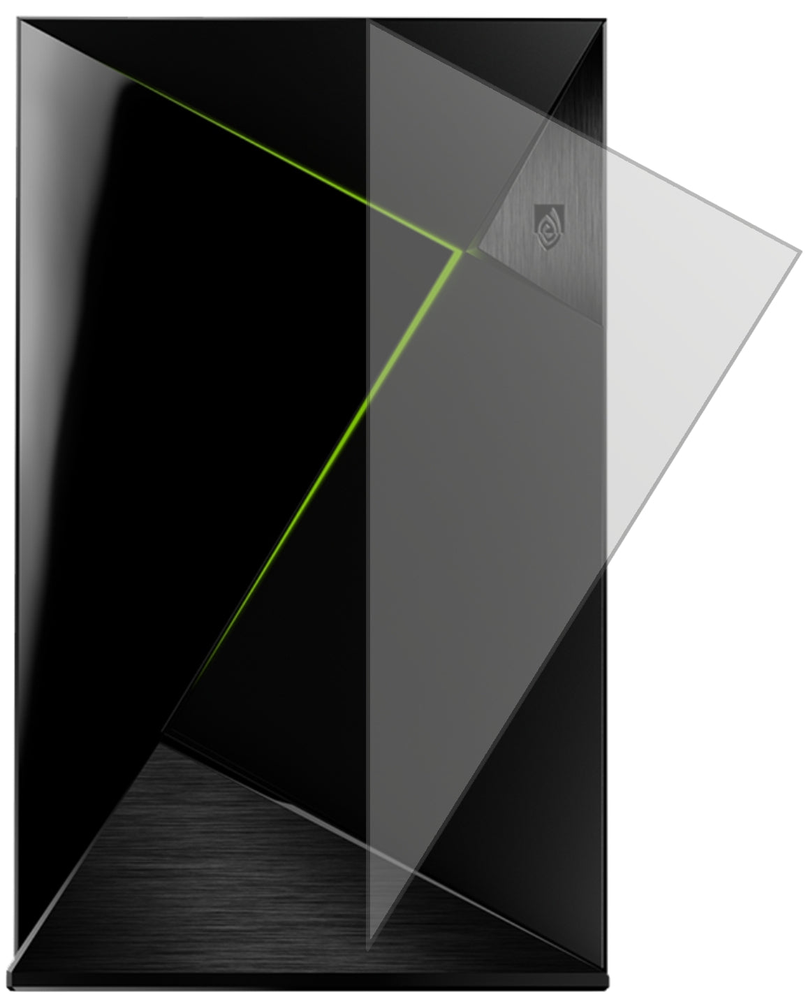 NvidiaShield TV mit aufgebrachter dipos Displayschutzfolie, die lästige Fingerabdrücke minimiert