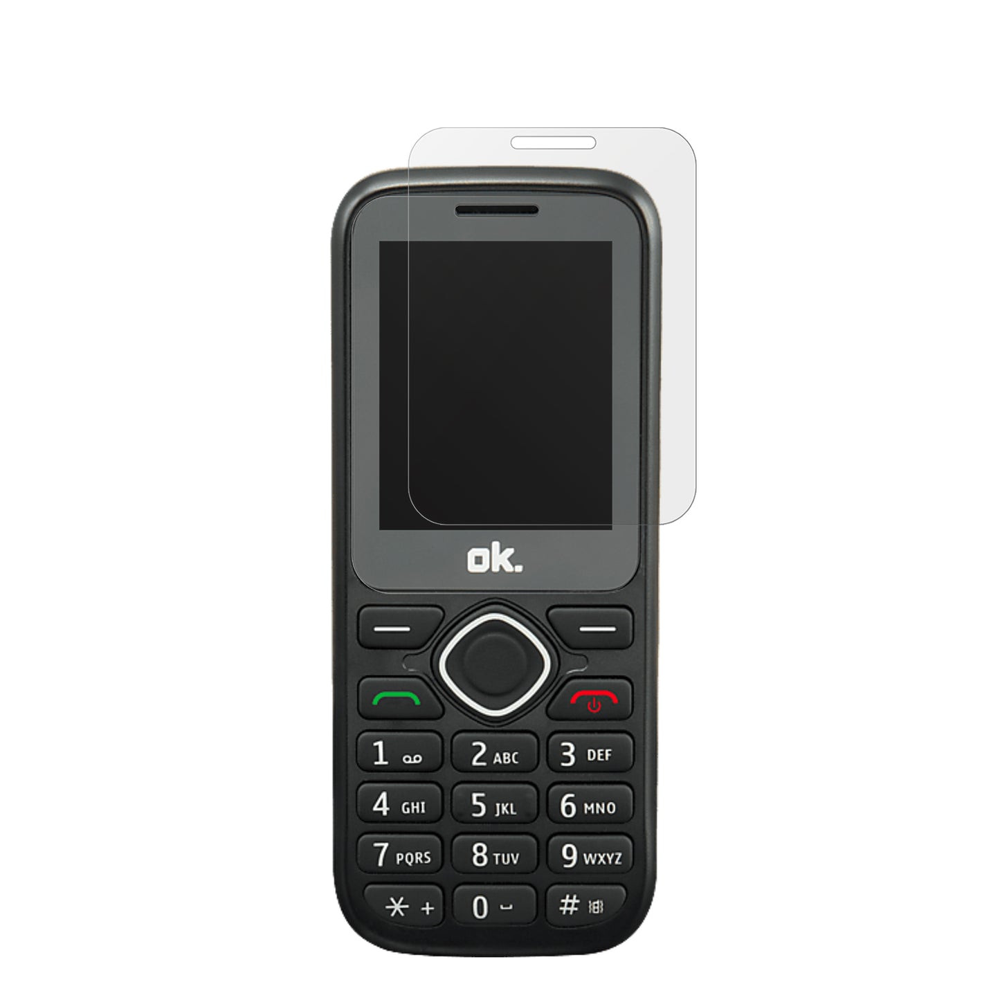 OK.OMP 11 mit aufgebrachter dipos Displayschutzfolie, die lästige Fingerabdrücke minimiert