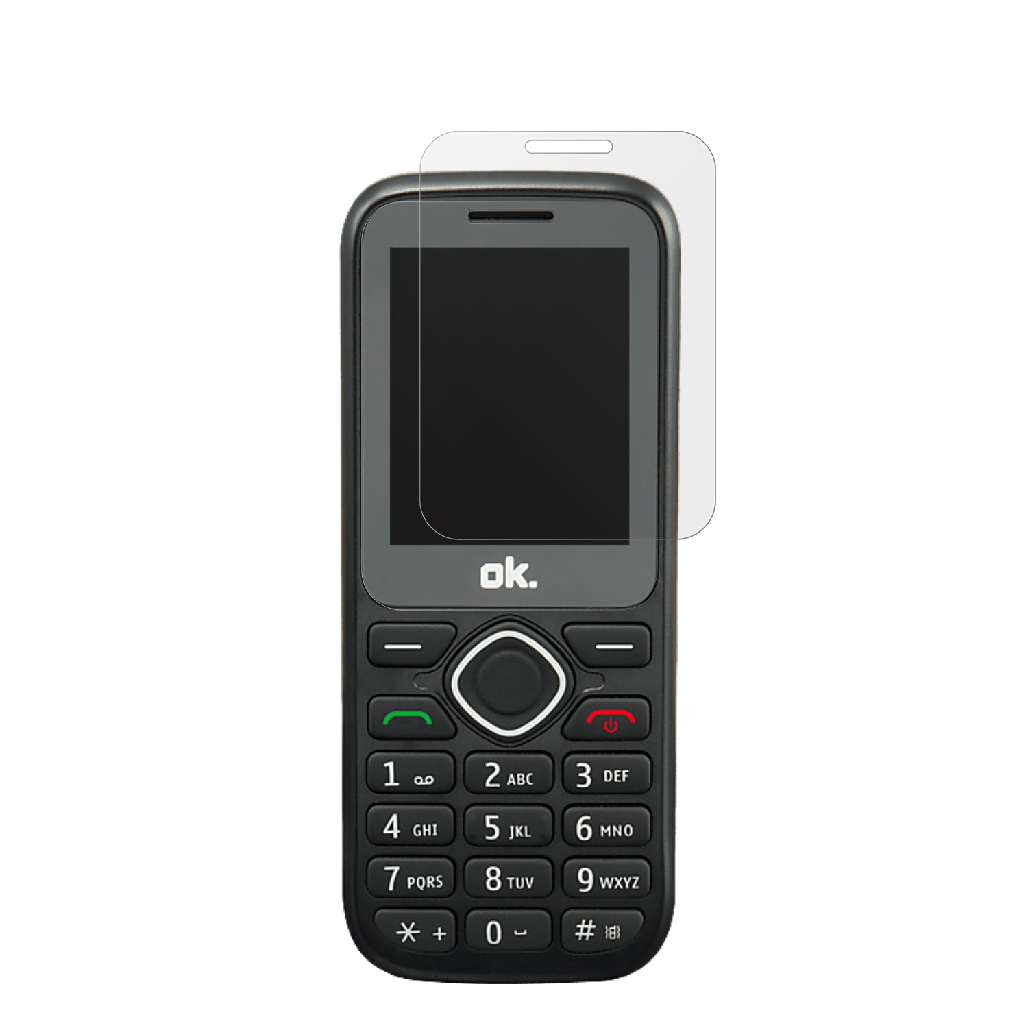 OK.OMP 11 mit aufgebrachter dipos Displayschutzfolie, die lästige Fingerabdrücke minimiert