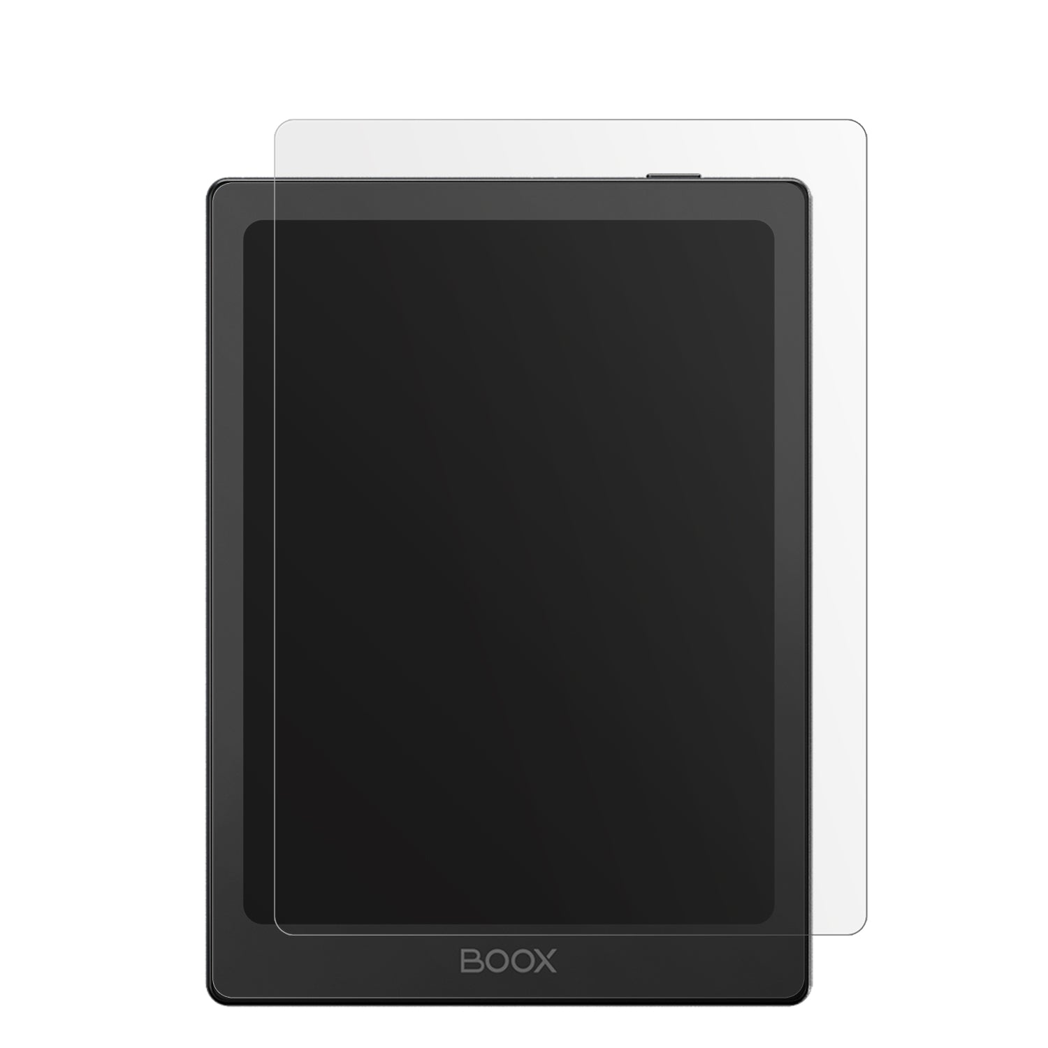 OnyxBoox Go 6 mit aufgebrachter dipos Displayschutzfolie, die lästige Fingerabdrücke minimiert
