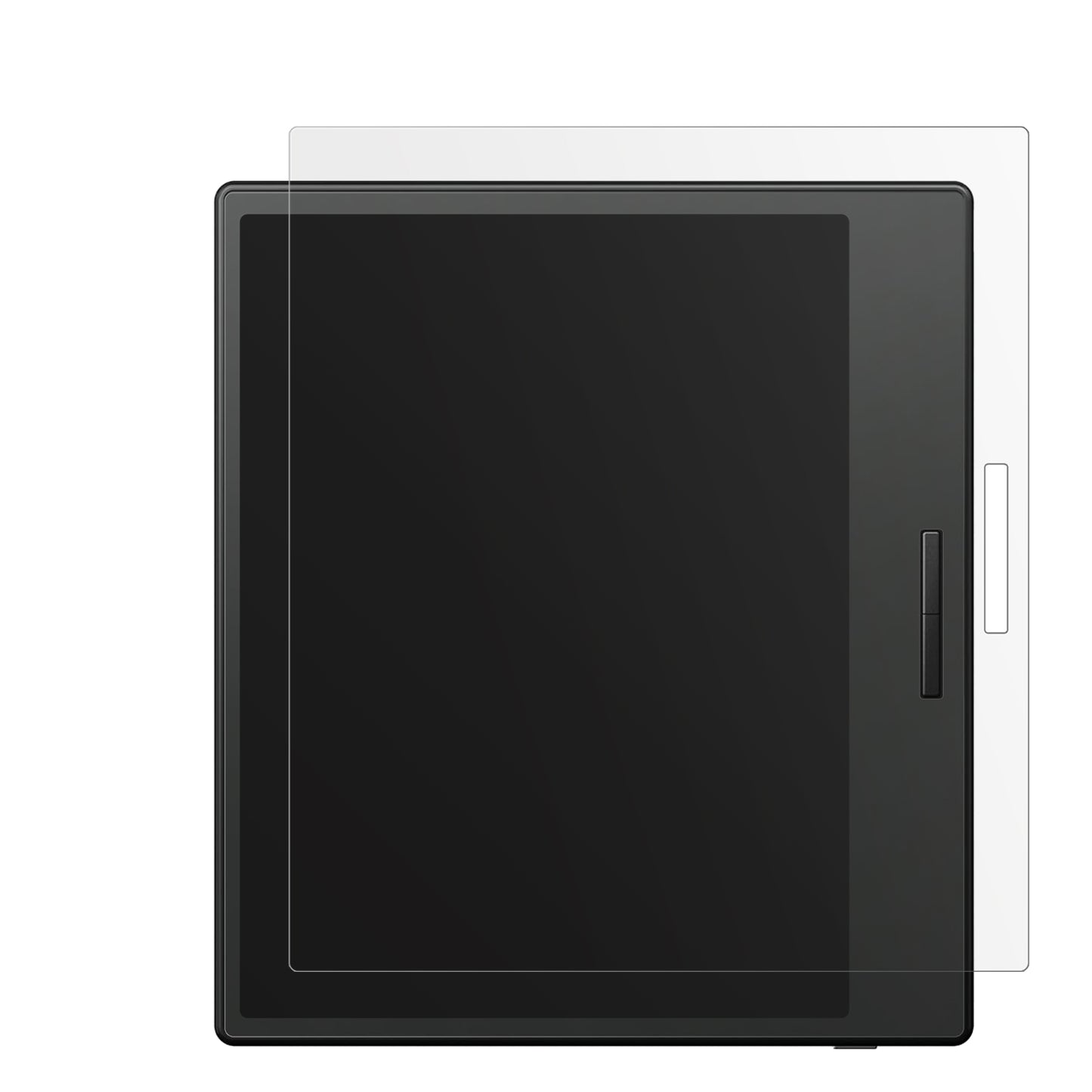 OnyxBoox Go Color 7 mit aufgebrachter dipos Displayschutzfolie, die lästige Fingerabdrücke minimiert