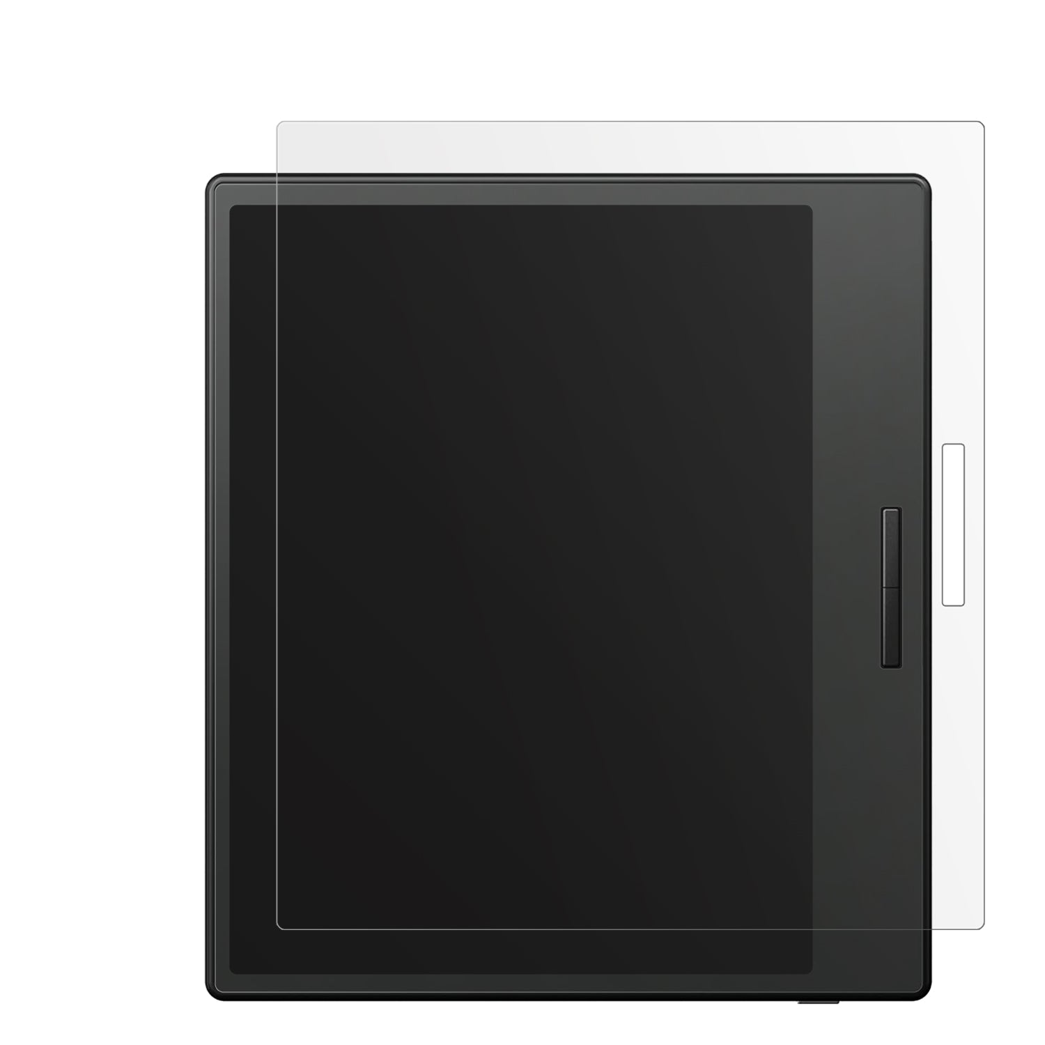 OnyxBoox Go Color 7 mit aufgebrachter dipos Displayschutzfolie, die lästige Fingerabdrücke minimiert