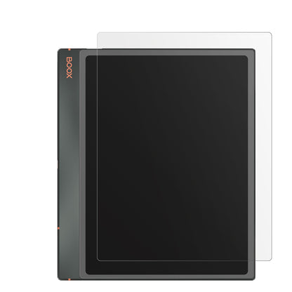 OnyxBoox Note Air3 C mit aufgebrachter dipos Displayschutzfolie, die lästige Fingerabdrücke minimiert