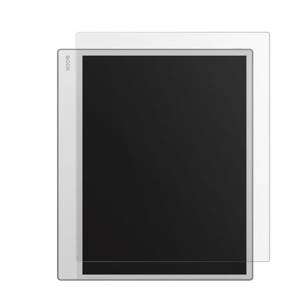 OnyxBoox Note Max 13.3 mit aufgebrachter dipos Displayschutzfolie, die lästige Fingerabdrücke minimiert