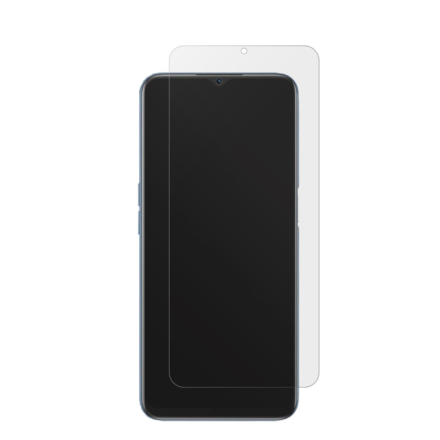 OPPOA16 mit aufgebrachter dipos Displayschutzfolie, die lästige Fingerabdrücke minimiert