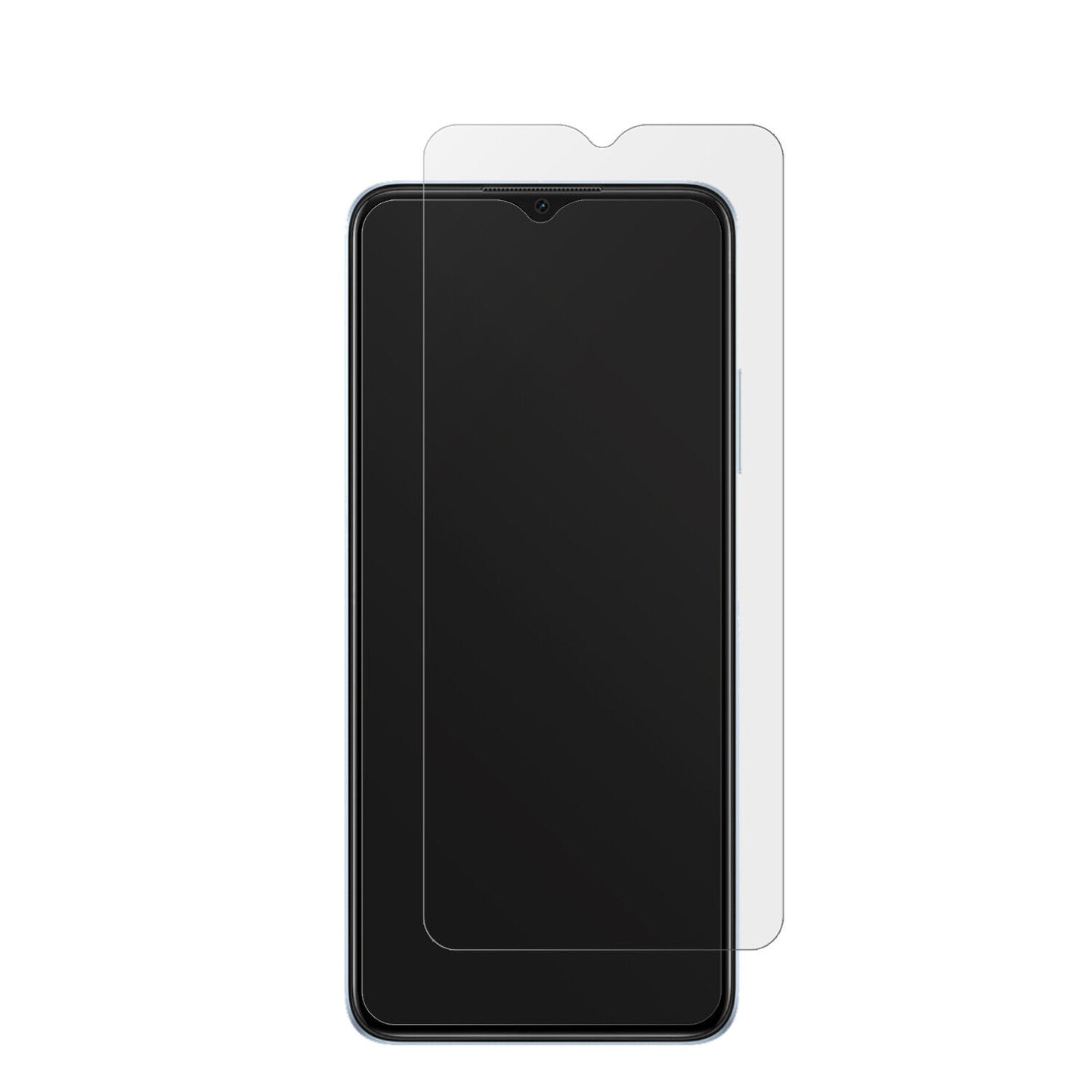 OPPOA17 mit aufgebrachter dipos Displayschutzfolie, die lästige Fingerabdrücke minimiert